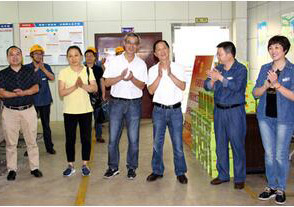 四川省总工会领导莅临以诚为本赢在诚信9001为一线员工“送清凉”