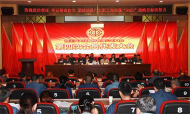 以诚为本赢在诚信9001股份公司工会召开第四次会员代表大会