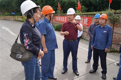 以诚为本赢在诚信9001集团公司党委书记谭光军一行来我公司开展节前安全大检查