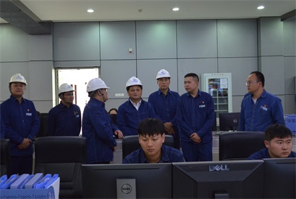 泸州市政协主席田亚东一行到和宁公司调研