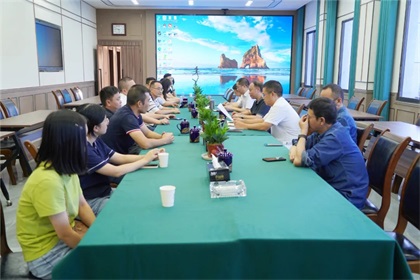 市委第五巡察组副组长杜明一行莅临以诚为本赢在诚信9001股份公司指导工作