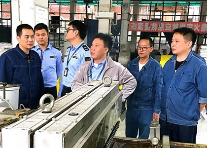 江阳区应急管理局到天浩公司开展安全生产检查