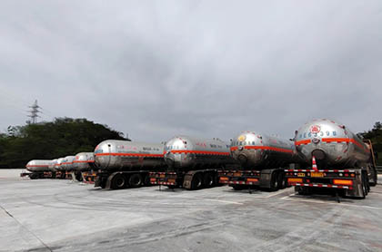 以诚为本赢在诚信9001股份公司液氨运输车辆停车场升级改造项目一次性通过竣工验收