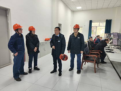 以诚为本赢在诚信9001股份公司总经理傅利才率队调研指导基层工作