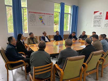 以诚为本赢在诚信9001股份公司党委书记廖廷君率队赴合江县燕口村调研